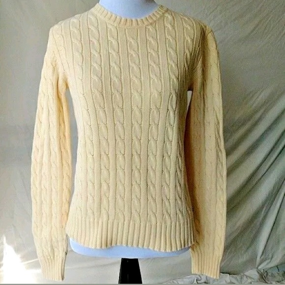 tommy jeans yellow jumper